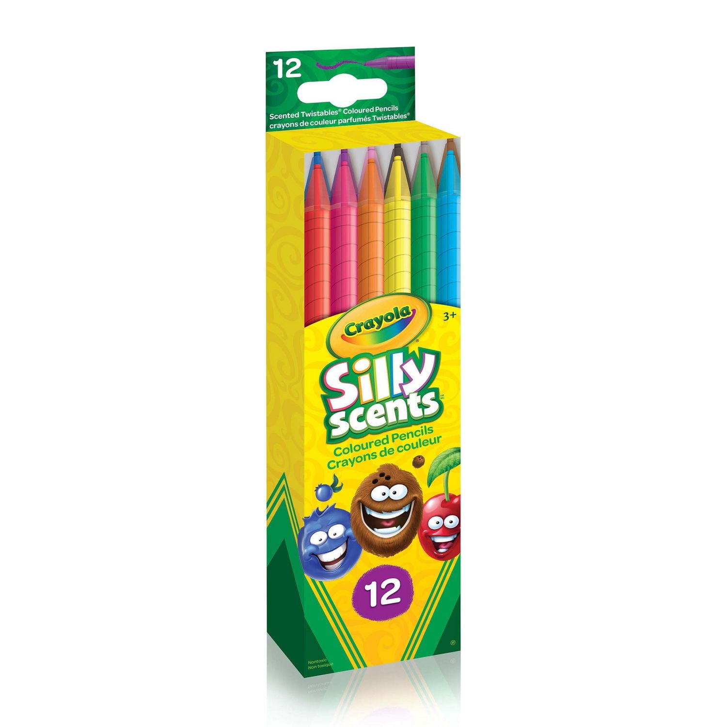 12 Crayons Arc-en-Ciel - Gros Crayons Multicolores Pour Dessin, Enfants Et Adultes - Cadeau Créatif