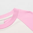 thumbnail image 3 of Cethrio Kids Boys Cotton Sweatshirts, Long Sleeve Crewneck Pullover Casual Fall Tops Pink Size 6-7, 3 of 4