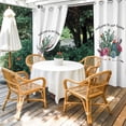 thumbnail image 4 of Outdoor Curtains for Patio Waterproof, Tropical Plants Outdoor Privacy Panels Grommet, Country Summer Botanical Cactus Plants Blackout Outside Curtains for Porch/Cabana 54"x84", 1 Panel, 4 of 8