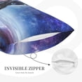 thumbnail image 5 of Balery Astronauts Start Running Bedding Queen Pillow Cases - Envelope Closure - Soft Brushed Microfiber Fabric - Shrinkage and Fade Resistant Pillow Cases-16"x24", 5 of 9