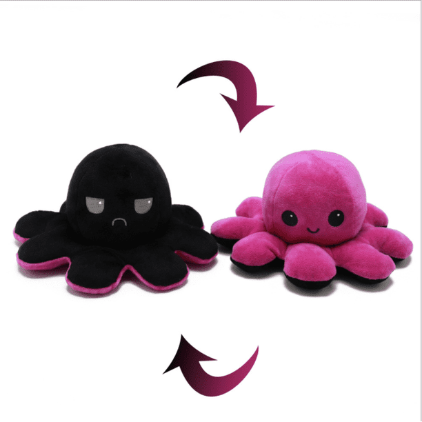 The Original Reversible Plushie Toys, Flip de doble cara Animal de peluche pequeño Flip de doble cara Doll Cute Toys 1pcs Adepaton HMJM017-3