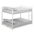 thumbnail image 3 of DHP Miles Metal Full Over Full Bunk Bed, White, 3 of 10