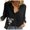 Qz-24-Noir, variante sur Wyzesi T-Shirt Personnalisé Concevez Votre Propre Logo T-Shirt pour Femme Ample à Boutons Uni à Col à Revers Manches Longues T-Shirt Blouse Hauts T-Shirt Oversize Femme T-Shirt Rayé Manches Longues