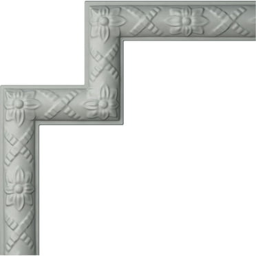 11 1/8"W x 11 1/8"H Sellek Panel Moulding Corner (matches moulding PML01X01SK)