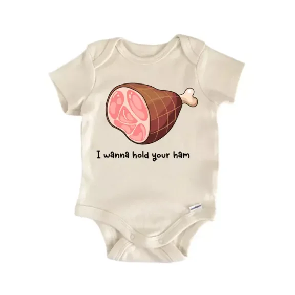 Hold Your Ham Best Friends Bff Bestie Baby Boy Girl Bodysuit Cute Baby Onesie, BABY BODYSUIT LAT 4424