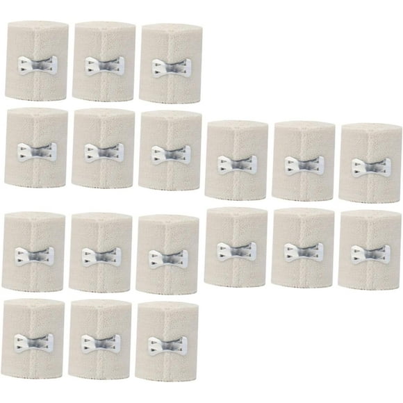 Elastic Bandage 18 Rolls Elastic Wrap Gauze Ace Support Cleaning Wipes Vet Wrap Cushioned Bandages Compression De 450X5CM