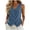 Navy, variant on Tank Top for Women V Neck Button Up Sleeveless Spring Summer Winter All-purpose Corduroy Fashionable Tank White XL