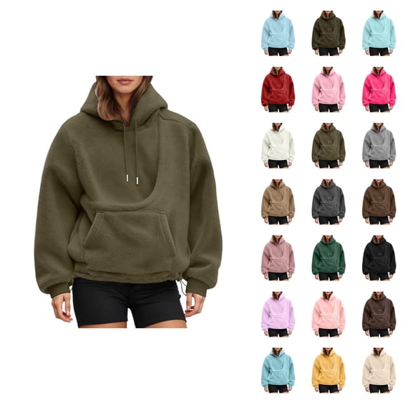 Pet Pouch Hoodie Unisex Fall Winter Long Sleeve Oversized Flannel Hooded Sweatshirt Pullover Tops Dog Cat Carrier Hoodie