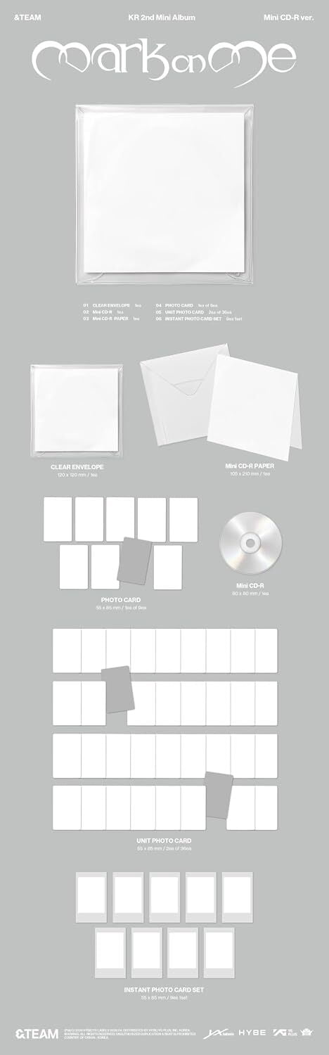 &Team - Mark On Me [Mini-CD ver.] - Music & Performance - CD