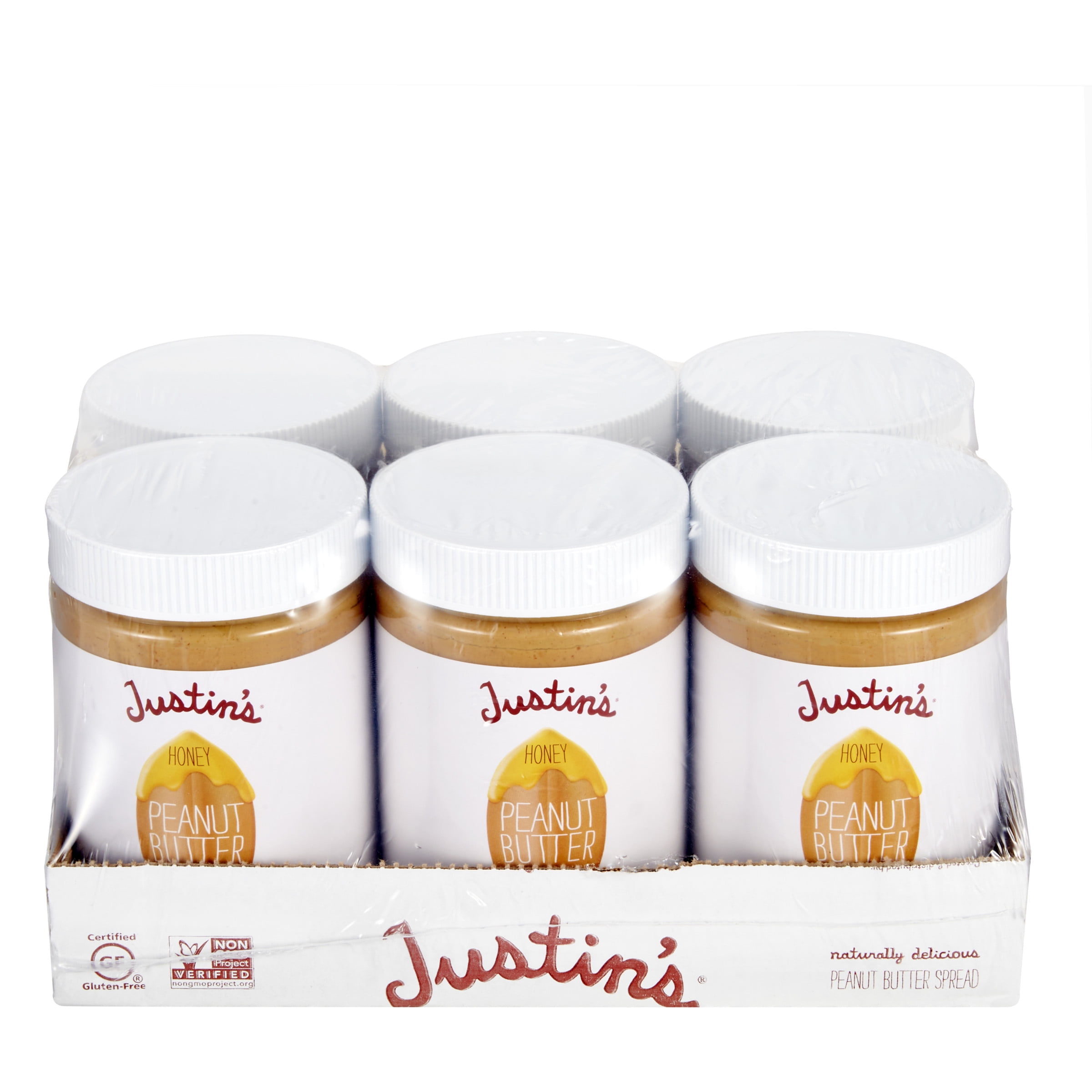 JUSTIN'S Honey Peanut Butter 6