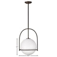 thumbnail image 4 of 3405KZ Hinkley Lighting Somerset - 1 Light Large Pendant in Transitional Style - 15.5 Inches Wide by 23 Inches High-Buckeye Bronze Finish, 4 of 14