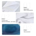thumbnail image 5 of 2PCS Velcro Hangable Hand Towels Quick-Drying Hanging Kitchen Towels for Kitchen & Bathroom Abstract Blue and White Butterfly, 5 of 7