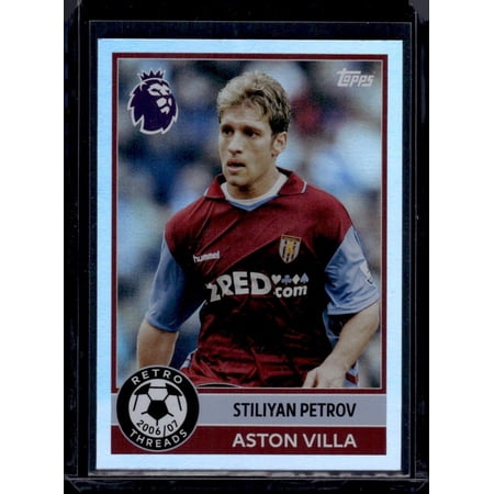 2025-26 Topps Premier League Aston Villa Stiliyan Petrov #382 Soccer Card Near Mint