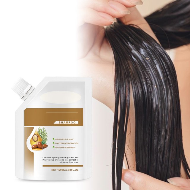 Champú restaurador de la caída del cabello Champú anticaída Control de aceite Caspa Caída del cabello 100 ml el champú