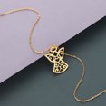 thumbnail image 4 of Zhuge Collar con colgante hecho a mano, collar con colgante de angelito personalizado (oro), 4 of 4