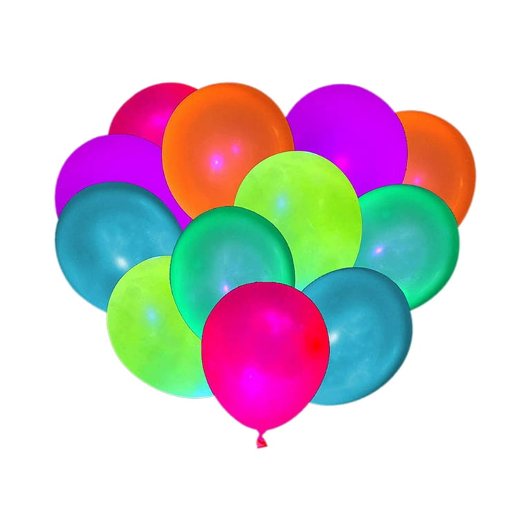 Neon Balloons Birthday Party Glow in the Dark Party Decorations - Neon –  ToysCentral - Europe