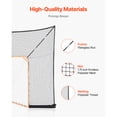 thumbnail image 4 of KFFKFF Hockey and Lacrosse Goal Backstop, 12x9 ft Lacrosse Net with Extended Coverage, Quick Easy Setup Complete Accessories Training Net, Backyard Lacrosse Equipment, 4 of 9