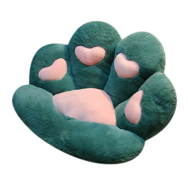 Birdeem Coussin de Canapé en Peluche en Forme de Patte d'Ours Décoration Élastique