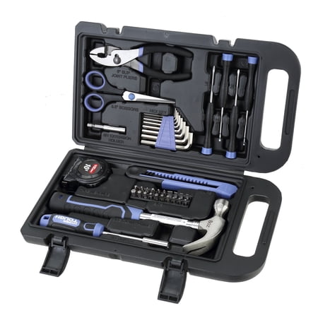 Hyper Tough 40 Piece Purple General Household Tool Kit