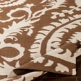 thumbnail image 3 of Mark&Day Wool Rugs, 2x3 Kaathoven Traditional Dark Brown/Ivory Area Rug, Brown Ivory Carpet for Living Room, Bedroom or Kitchen (2' x 3'), 3 of 6