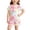 Multicolor-2, variant on Cethrio Kids Girls Pajama Sets Size 5 T, Comfy 2-Piece Summer Short Sleeve Sleepwear Sets Multicolor