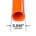 thumbnail image 2 of 1/2" Size Furniture Grade PVC Pipe, 40", Orange (3-Pack), 2 of 2