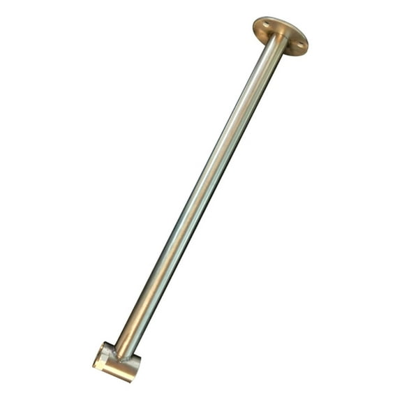 ASI-1224-C18 - Shower Rod Support - 1" Dia. 18" H - Ceiling Mounted