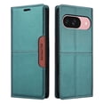 thumbnail image 4 of For Google Pixel 9 / 9 Pro Flip Wallet Case,[RFID Blocking]PU Leather Magnetic Folio Cover,With Card Slots,Flip Folding Kickstand,Shockproof TPU Anti-fall Rugged Phone Case Cover,Green, 4 of 11