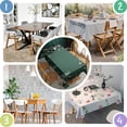 thumbnail image 4 of Rectangle Table Cover Merry Christmas Pine Tree Snowflake Table Cloth,Pattern Foldable Table Cloths for Picnic Catering Halloween Fall Thanksgiving Christmas, 4 of 5