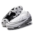 thumbnail image 2 of Zapatillas de fútbol cómodas para hombre, calzado deportivo ultraligero y antideslizante para entrenamiento de hierba, de alta calidad, Unisex, novedad, 2 of 5