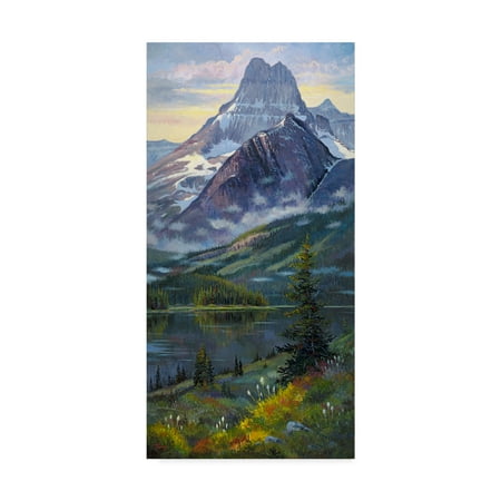 Trademark Fine Art 'Glacier Heavy Shield' Canvas Art by Allen Jimmerson