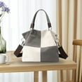 thumbnail image 5 of Canvas Tote Bag with Pockets Shoulder Bag Casual Top Handle Handbag Large Crossbody Bags for Women - grey, 5 of 5