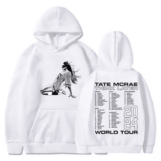 Tate McRae Merch T8 mcrae sweatshirt 2024 Think Later World Tour