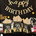 thumbnail image 4 of 50Pcs 70th Birthday Party Favors Gift Bags Bulk,Black and Gold Happy 70th Gift Candy Wrap Bags with Tissue Paper,Vintage 70th Birthday Decorations Souvenir Bag for Men Women Anniversary Supplies70th, 4 of 14