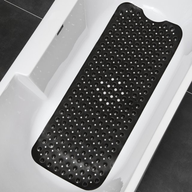 Alfombrilla de baño de hotel versión extendida alfombrilla de ventosa antideslizante para inodoro en nombre del cabello