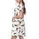thumbnail image 2 of Balery German Shepherd Dog Vestidos sueltos de manga corta para mujer, vestidos de verano 2025, vestidos casuales de corte A con vuelo., 2 of 6