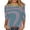 Hot Pink, variant on Women's Fashion Striped Tee Crewneck 3/4 Sleeve Colorful Horizontal Stripes Activewear T Shirts Summer Vacation Casual Outerwear Loose Top