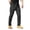 Z122-Black, variant on Mens Hiking Pants Slim Fit Casual Water Resistant Joggers Pants Slim Fit Dress Pants Tapered Work Cropped Trousers