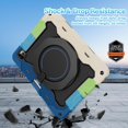 thumbnail image 5 of Iokmax for iPad Pro 12.9 inch Case (6th/5th/4th/3rd generation)with Screen Protector for Kids, 360 Kickstand,Handle, Pencil Holder,Shoulder Strap[15ft Drop Protection]Heavy Duty Rugged 12.9 iPad Case, 5 of 6