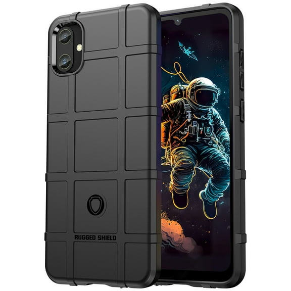 CCSmall for Samsung Galaxy A05 Case for Man, Heavy Duty Shockproof Phone Case Support Wireless Charging Cover for Samsung Galaxy A05 HD Black