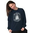 thumbnail image 4 of In Pizza We Crust Funny Food Pun Unisex Plus Fleece Graphic Sweatshirt Brisco Brands 2X, 4 of 5