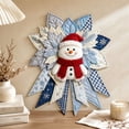 thumbnail image 2 of Guodhu Complete Quilted Christmas Door Hanger DIY Set with Pre-Cut Fabric Pieces for Holiday Home Decor(Snowman), 2 of 6
