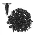 thumbnail image 3 of 100x Plastic Bumper Fastener Rivet Clips Auto Body Clips Black, 3 of 5