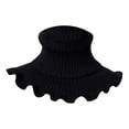 thumbnail image 4 of lionlar 2xWomen Col Roulé Tricot Col Chaud Écharpe de Qualité Coupe-Vent 3 Pcs, 4 of 8