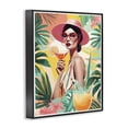 thumbnail image 2 of Stupell Industries Contemporary Exotic Summer Cocktail Black Framed Giclee Art, 16 x 20, by Tabz Jones, 2 of 8