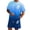 Z22-Dark Blue, variant on FUZHIQ Summer Beach Vacation Men's Gradient 2 Piece T-Shirt Shorts Set Tree Print Casual Loose Fit Crewneck Short Sleeve Daily Travel Outdoor Hawaiian Outfit,L