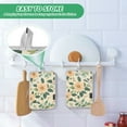 thumbnail image 4 of Yayeee Pot Holders Kitchen Heat Resistant with Pocket 7"x9.8" Cotton Oven Cooking Hot Pads, Floral Design, 4 of 7