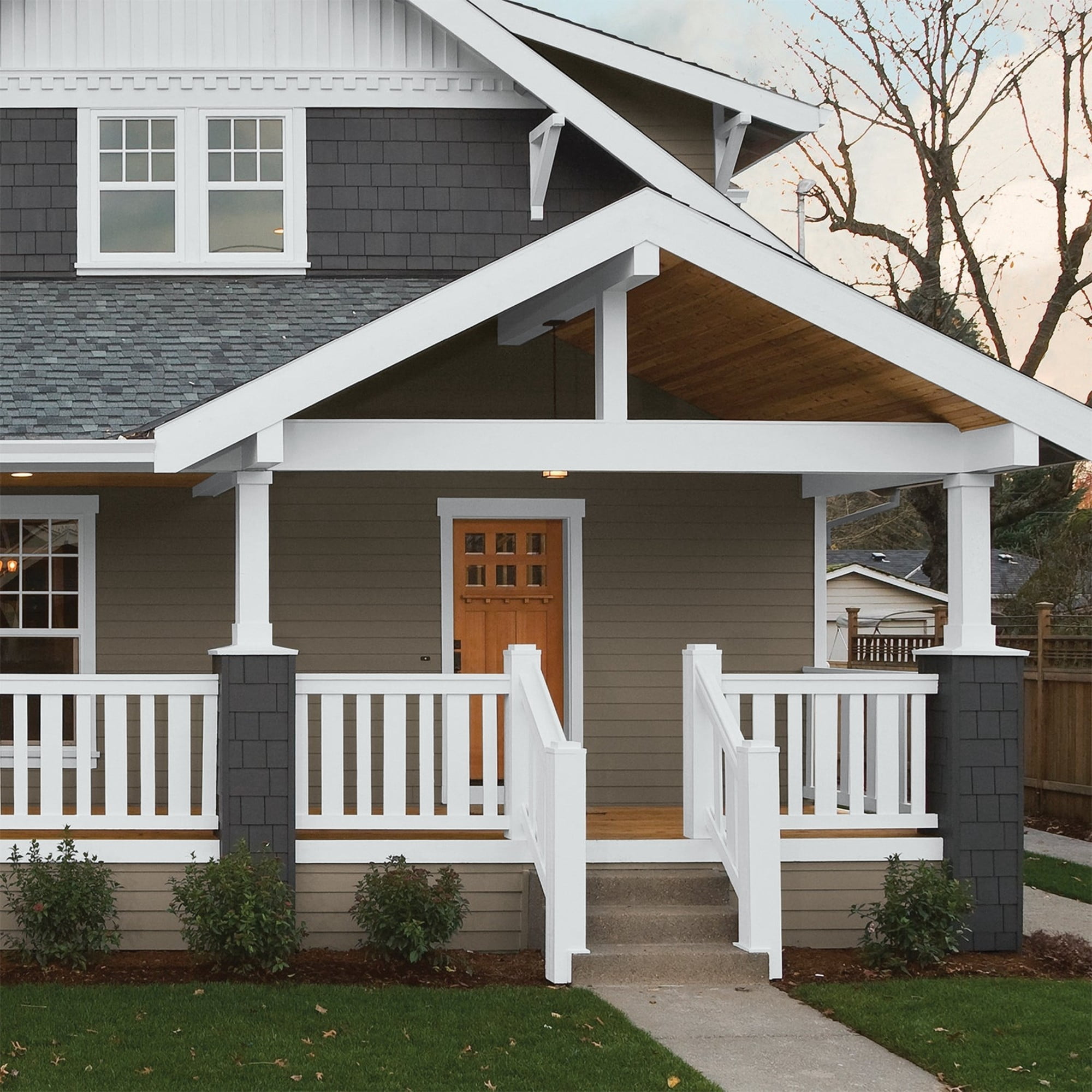 Glidden HEP Spring Thaw / White Semi-Gloss Exterior Paint with Primer, 1 Quart