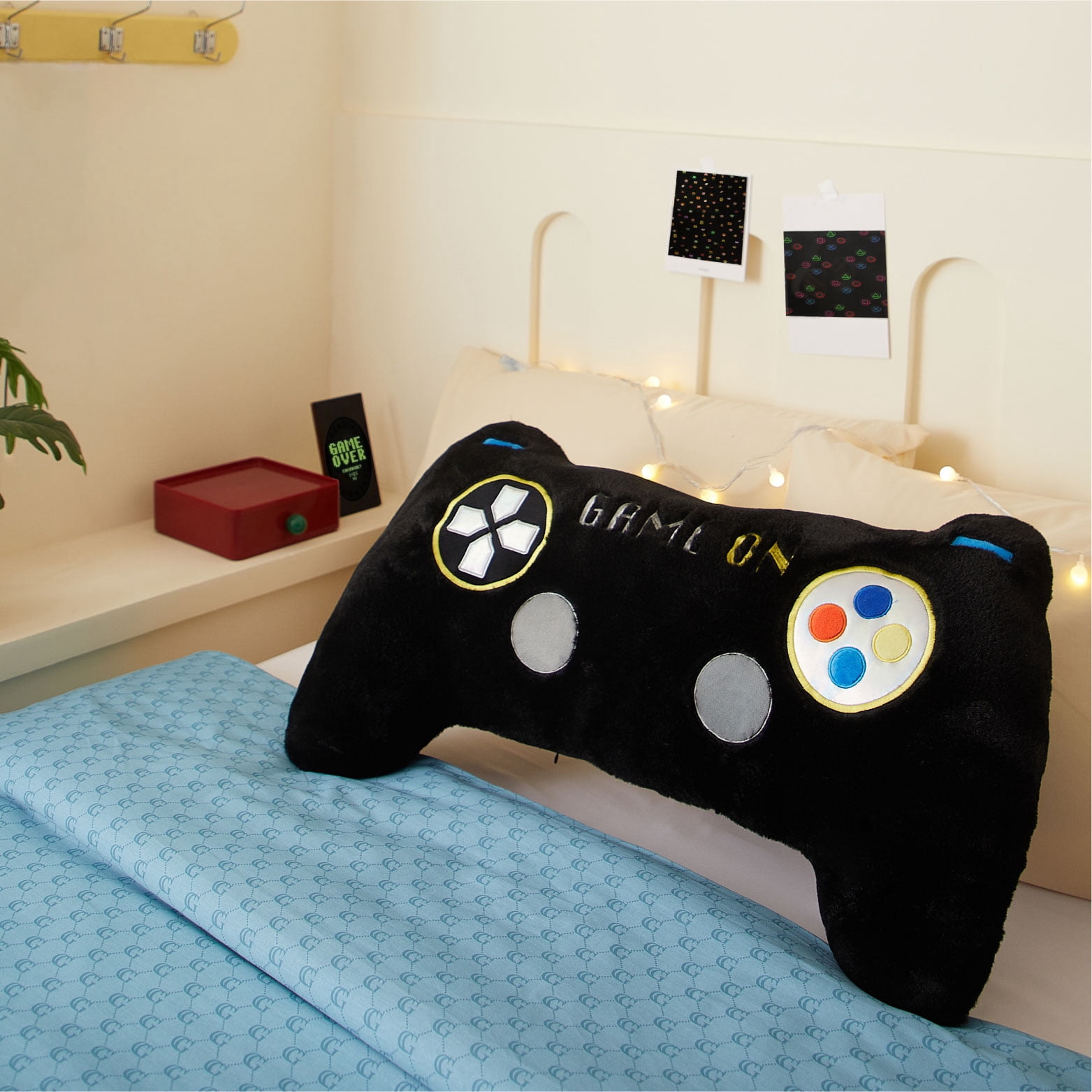 Your Zone Game Controller Shaped Gamer Figural Body Pillow