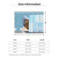 thumbnail image 2 of Throw Blanket for Couch - Funny Cat Taking a Bath Soft Comfy Lightweight Cozy Warm Throw Blanket, Fuzzy Plush Flannel Blanket & Throws for Sofa and Bed All Season, 2 of 8